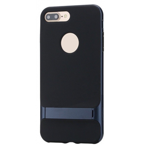 „Rock“ Royce Kickstand kaaned - tumesinine (iPhone 7 / 8 / SE 2020 / SE 2022)