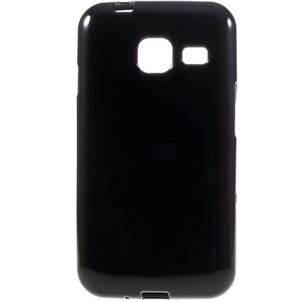 Kõva silikoon (TPU) kaaned - must (Galaxy J1 mini)