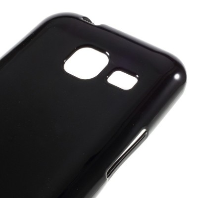 Samsung Galaxy J1 mini (J105) kieto silikono TPU juodas dėklas - nugarėlė / Priedai.lt