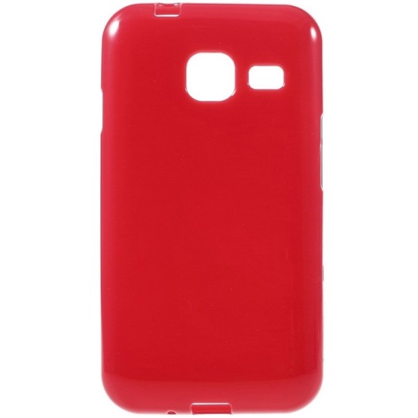 Kõva silikoon (TPU) kaaned - punane (Galaxy J1 mini)