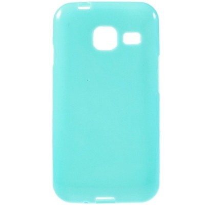 Samsung Galaxy J1 mini (J105) kieto silikono TPU šviesiai mėlynas dėklas - nugarėlė / Priedai.lt