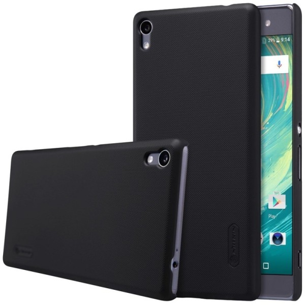 „Nillkin“ Frosted Shield kaaned - must + ekraani kaitse (Xperia XA Ultra)