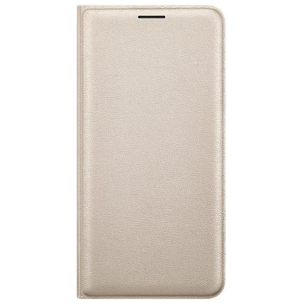 „Samsung“ Flip Wallet Cover tahke kaaned - kuldne (Galaxy J5 2016)