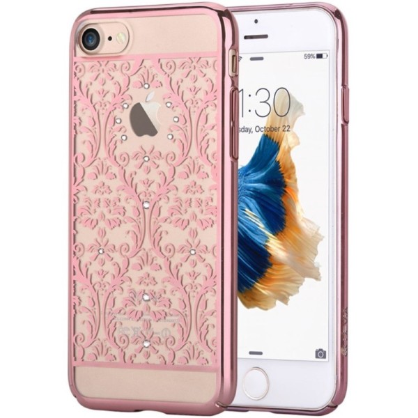„Devia“ Baroque Swarovski kaaned - roosa (iPhone 7 / 8 / SE 2020 / SE 2022)