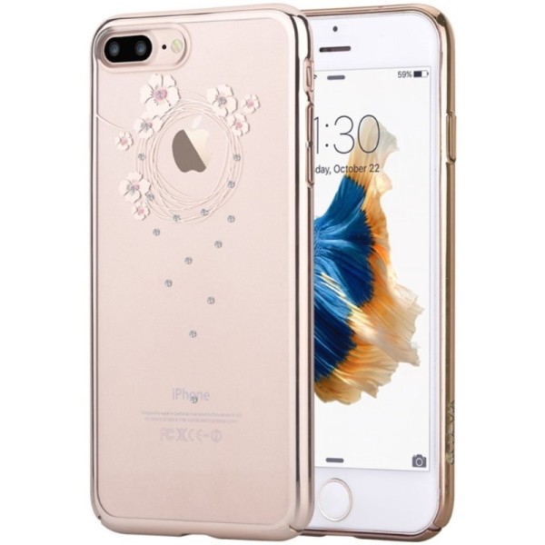 „Devia“ Garland Swarovski kaaned - kuldne (iPhone 7 / 8 / SE 2020 / SE 2022)