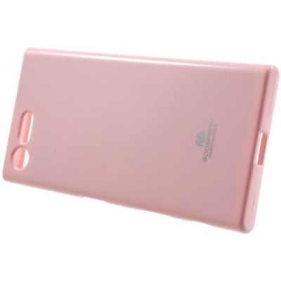 Sony Xperia X Compact (F5321) rožinis Mercury kieto silikono (TPU) dėklas / Priedai.lt