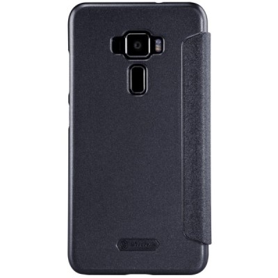 Asus Zenfone 3 5.2 (ZE520KL) pilkas odinis atverčiamas Nillkin Sparkle dėklas / Priedai.lt
