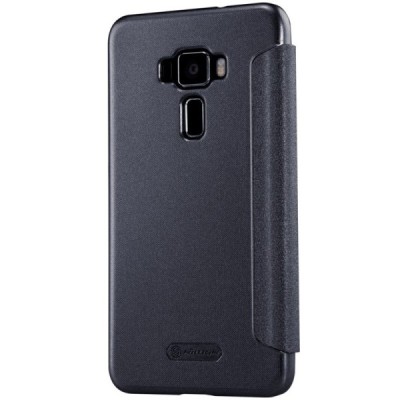 Asus Zenfone 3 5.2 (ZE520KL) pilkas odinis atverčiamas Nillkin Sparkle dėklas / Priedai.lt