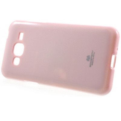 Samsung Galaxy J3 2016 (J310) rožinis Mercury kieto silikono (TPU) dėklas / Priedai.lt