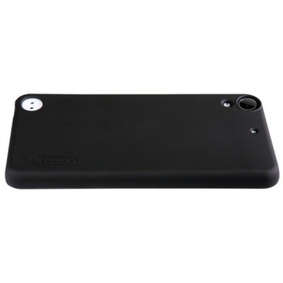 HTC Desire 530 (Desire 630) Nillkin Frosted Shield juodas plastikinis dėklas + apsauginė ekrano plėvelė / Priedai.lt