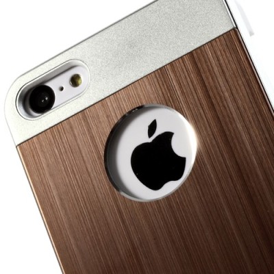 „Moshi“ iGlaze Armour rudas bei sidabrinis Apple iPhone 5C dėklas (dėkliukas) / Priedai.lt