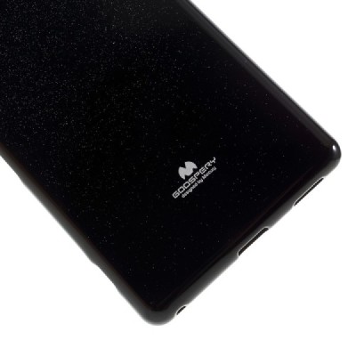Sony Xperia XA Ultra (F3212, F3216) juodas Mercury kieto silikono (TPU) dėklas / Priedai.lt