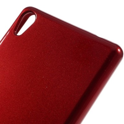 Sony Xperia XA Ultra (F3212, F3216) raudonas Mercury kieto silikono (TPU) dėklas / Priedai.lt