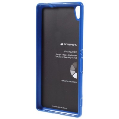 Sony Xperia XA Ultra (F3212, F3216) tamsiai mėlynas Mercury kieto silikono (TPU) dėklas / Priedai.lt