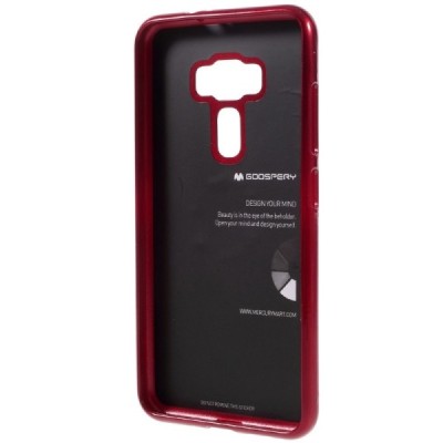 Asus Zenfone 3 5.5 (ZE552KL) raudonas Mercury kieto silikono (TPU) dėklas / Priedai.lt