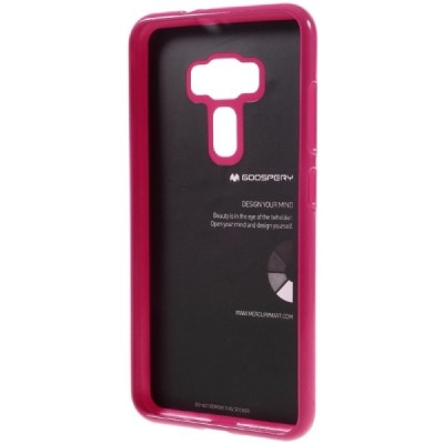 Asus Zenfone 3 5.5 (ZE552KL) tamsiai rožinis Mercury kieto silikono (TPU) dėklas / Priedai.lt