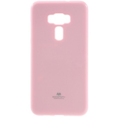 Asus Zenfone 3 5.5 (ZE552KL) šviesiai rožinis Mercury kieto silikono (TPU) dėklas / Priedai.lt