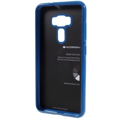 Asus Zenfone 3 5.5 (ZE552KL) tamsiai mėlynas Mercury kieto silikono (TPU) dėklas / Priedai.lt