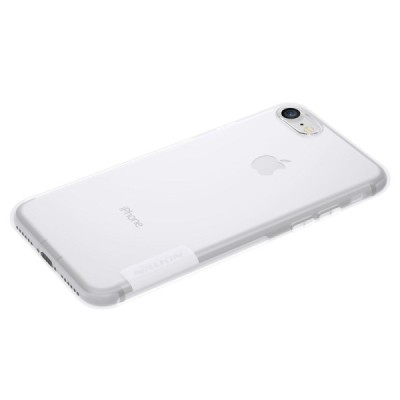 Apple iPhone 7 (iPhone 8) Nillkin Nature plonas skaidrus (permatomas) silikoninis TPU bespalvis dėklas / Priedai.lt