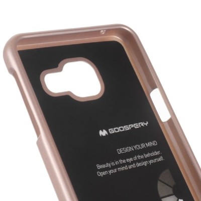 Samsung Galaxy A3 (2016) auksinis Mercury kieto silikono (TPU) dėklas / Priedai.lt