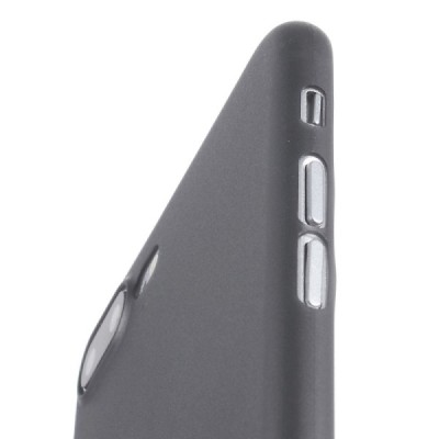 Ploniausias pasaulyje plastikinis skaidrus Apple iPhone 7 Plus (iPhone 8 Plus) juodas dėklas - nugarėlė / Priedai.lt