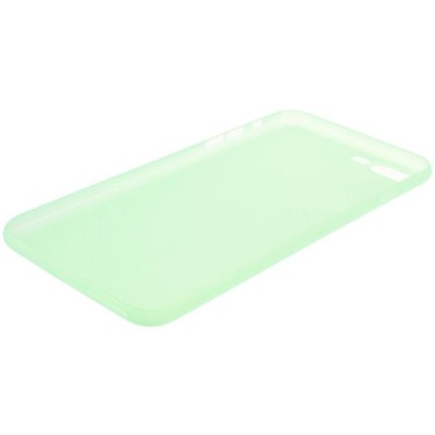 Ploniausias pasaulyje plastikinis skaidrus Apple iPhone 7 Plus (iPhone 8 Plus) žalias dėklas - nugarėlė / Priedai.lt