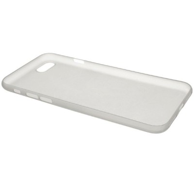 Ploniausias pasaulyje plastikinis skaidrus Apple iPhone 7 (iPhone 8) pilkas dėklas - nugarėlė / Priedai.lt