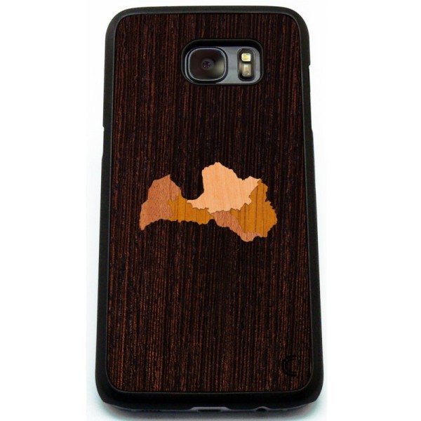 „Crafted Cover“ looduslik puit kaaned - Läti (Galaxy S7 edge)