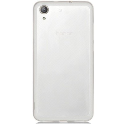 Huawei Y6 II (Huawei Y6 2, Huawei Honor 6, Huawei Honor Play 6, Huawei Honor 6 Play) skaidrus (permatomas) kieto silikono TPU pl