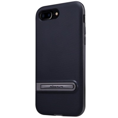 Nillkin Youth Kickstand sustiprintos apsaugos Apple iPhone 7 Plus (iPhone 8 Plus) juodas kieto silikono (TPU) ir plastiko dėklas