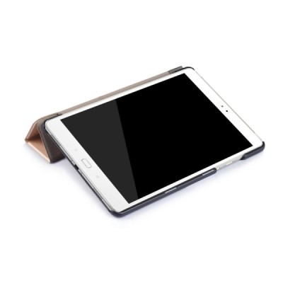Asus ZenPad 3S 10 (Z500M) atverčiamas auksinis odinis dėklas - knygutė / Priedai.lt
