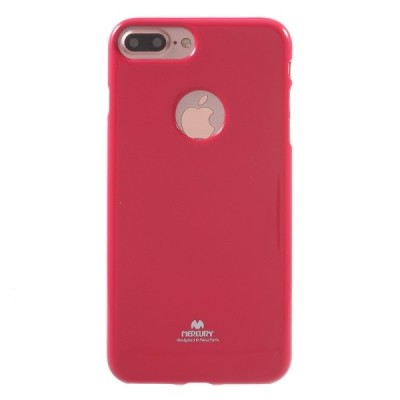 Apple iPhone 7 Plus (iPhone 8 Plus) Mercury tamsiai rožinis kieto silikono TPU dėklas - nugarėlė / Priedai.lt