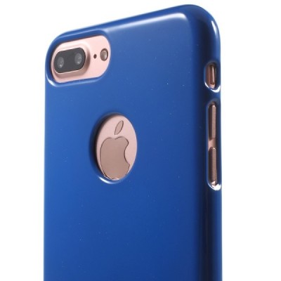 Apple iPhone 7 Plus (iPhone 8 Plus) Mercury tamsiai mėlynas kieto silikono TPU dėklas - nugarėlė / Priedai.lt