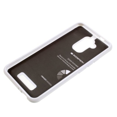 Asus Zenfone 3 Max (ZC520TL) baltas Mercury kieto silikono (TPU) dėklas / Priedai.lt
