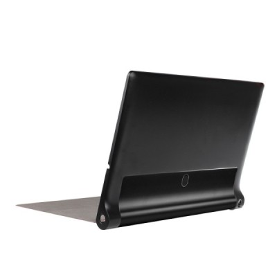 Lenovo Yoga Tab 3 10,1 (YT3-X50L) atverčiamas raudonas odinis dėklas (sulankstomas) / Priedai.lt