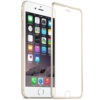 Apple iPhone 7 Plus (iPhone 8 Plus) „Calans“ 9H Tempered Glass sustiprintos apsaugos auksinis pilnai dengiantis apsauginis ekran