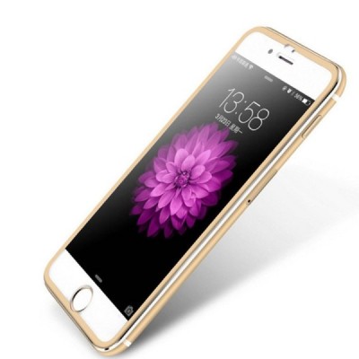 Apple iPhone 7 Plus (iPhone 8 Plus) „Calans“ 9H Tempered Glass sustiprintos apsaugos auksinis pilnai dengiantis apsauginis ekran
