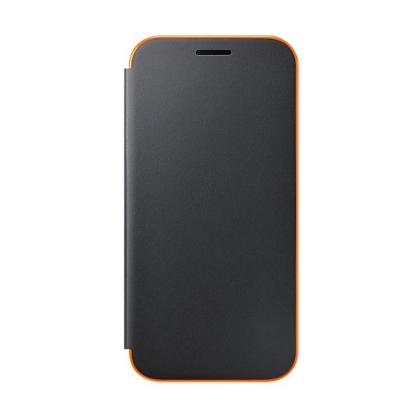 „Samsung“ Neon Flip Cover tahke kaaned - must (Galaxy A3 2017)