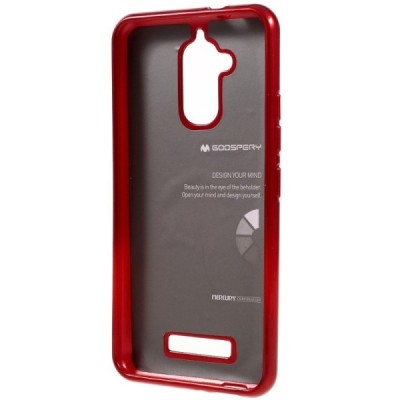 Asus Zenfone 3 Max (ZC520TL) raudonas Mercury kieto silikono (TPU) dėklas / Priedai.lt