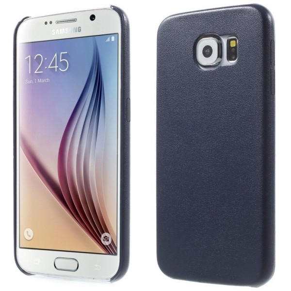 Slim Leather kaaned - tumesinine (Galaxy S6)