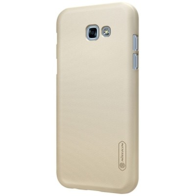 Samsung Galaxy A5 2017 (A520) Nillkin Frosted Shield auksinis plastikinis dėklas / Priedai.lt