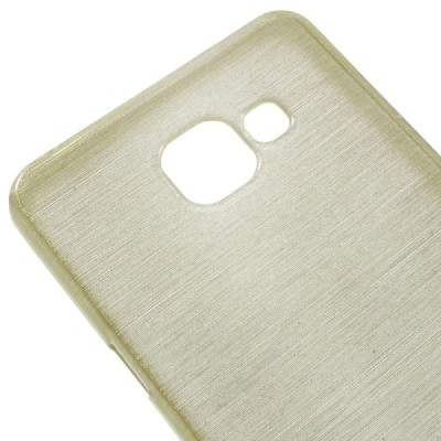 Samsung Galaxy A5 2016 (A510) kieto silikono auksinis TPU dėklas - nugarėlė / Priedai.lt