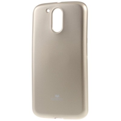 Motorola Moto G4, Moto G4 Plus auksinis Mercury kieto silikono (TPU) dėklas / Priedai.lt
