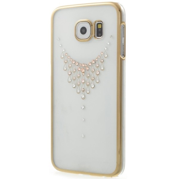 „Kingxbar" Necklace Swarovski kaaned - kuldne (Galaxy S6)