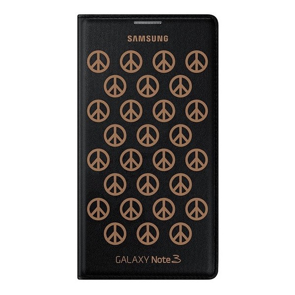 „Samsung“ Moschino Flip Wallet tahke kaaned - must (Galaxy Note 3)