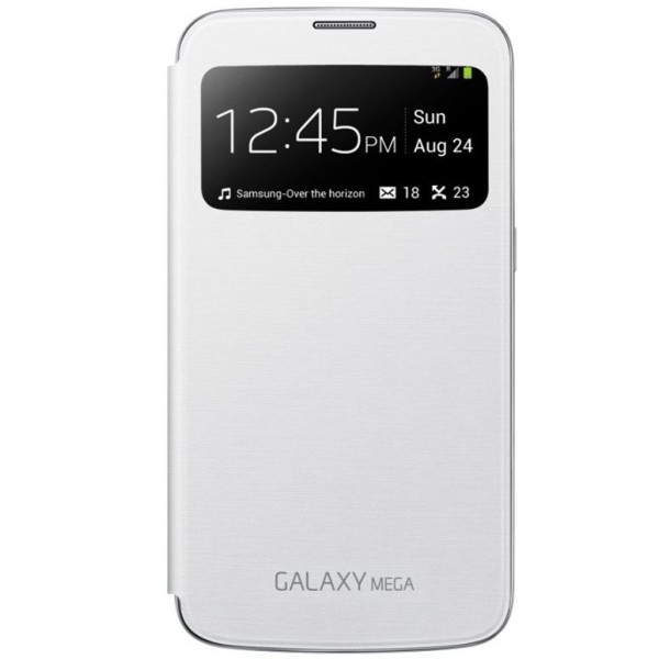 „Samsung“ S View Cover tahke kaaned - valge (Galaxy Mega 6.3)