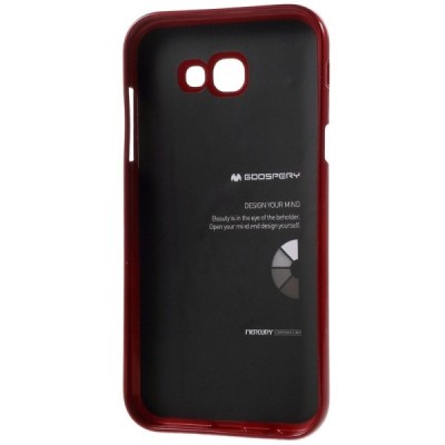 Samsung Galaxy A5 2017 (A520) Mercury raudonas kieto silikono TPU dėklas - nugarėlė / Priedai.lt
