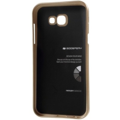 Samsung Galaxy A5 2017 (A520) Mercury auksinis kieto silikono TPU dėklas - nugarėlė / Priedai.lt