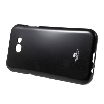 Samsung Galaxy A3 2017 (A320) Mercury juodas kieto silikono TPU dėklas - nugarėlė / Priedai.lt