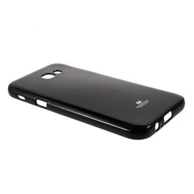 Samsung Galaxy A3 2017 (A320) Mercury juodas kieto silikono TPU dėklas - nugarėlė / Priedai.lt